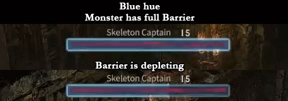 Diablo 4 Barrier Status Effect on Monster