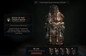 Druid Lunar Awakening Costmetics