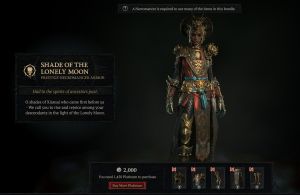 Necromancer Lunar Awakening Costmetics