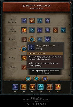 Sorceress Enchanment System