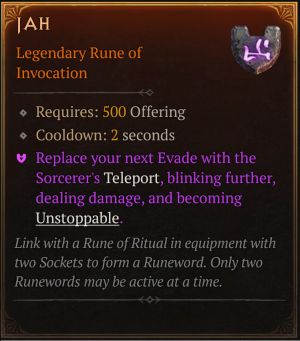 JAH Invocation Rune