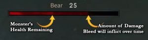 Bleed Monster Health Bar