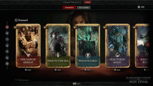 The Diablo 4 Shop front-end during beta