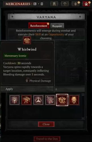 Pick Merc Skill