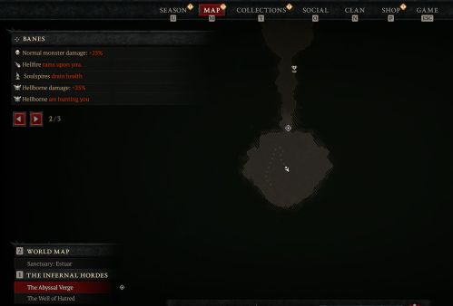 Infernal Hordes Boons and Banes Infernal Offers