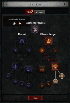 Aldkin Skill Tree