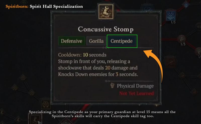 Spiritborn Specialization