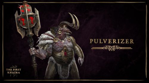 Pulverizer class of the First Khazra in the Dark Citadel