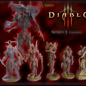 Complete Diablo 3 series 1 figures | PureDiablo - The Diablo