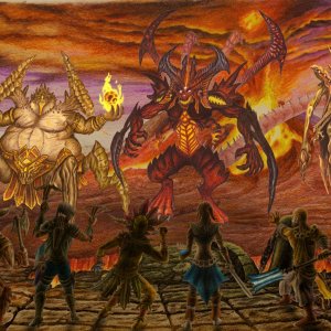 Heroes vs Azmodan, Belial, and Diablo