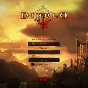 Diablo 3 Beta login