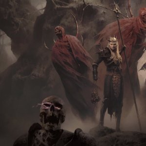 Diablo 4 Necromancer Reveal Art