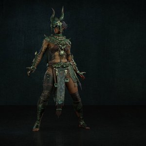 Media 'Nahantu Veilwalker Spiritborn Armor' in category 'Diablo IV Concept Art'