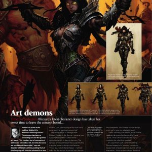 Demon Hunter in ImagineFX #69