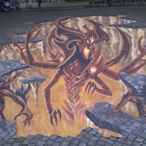 Diablo street art