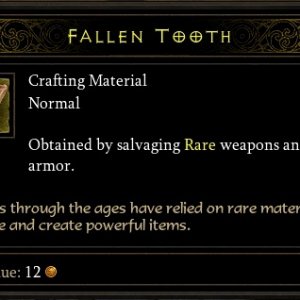 Fallen Tooth - Crafting Material