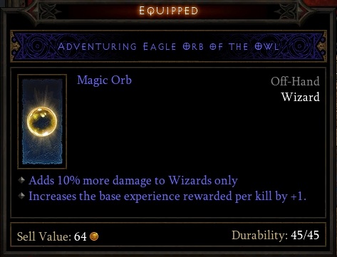 Adventuring Eagle Orb of the Owl