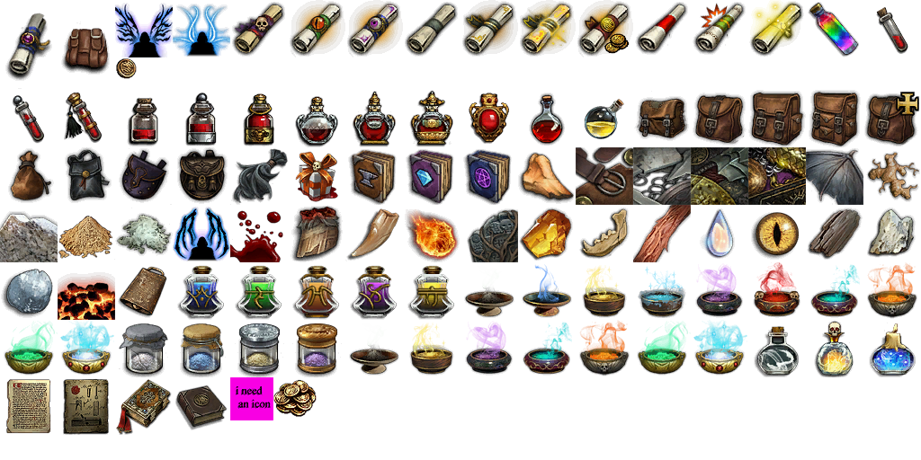 Assorted Inventory Items