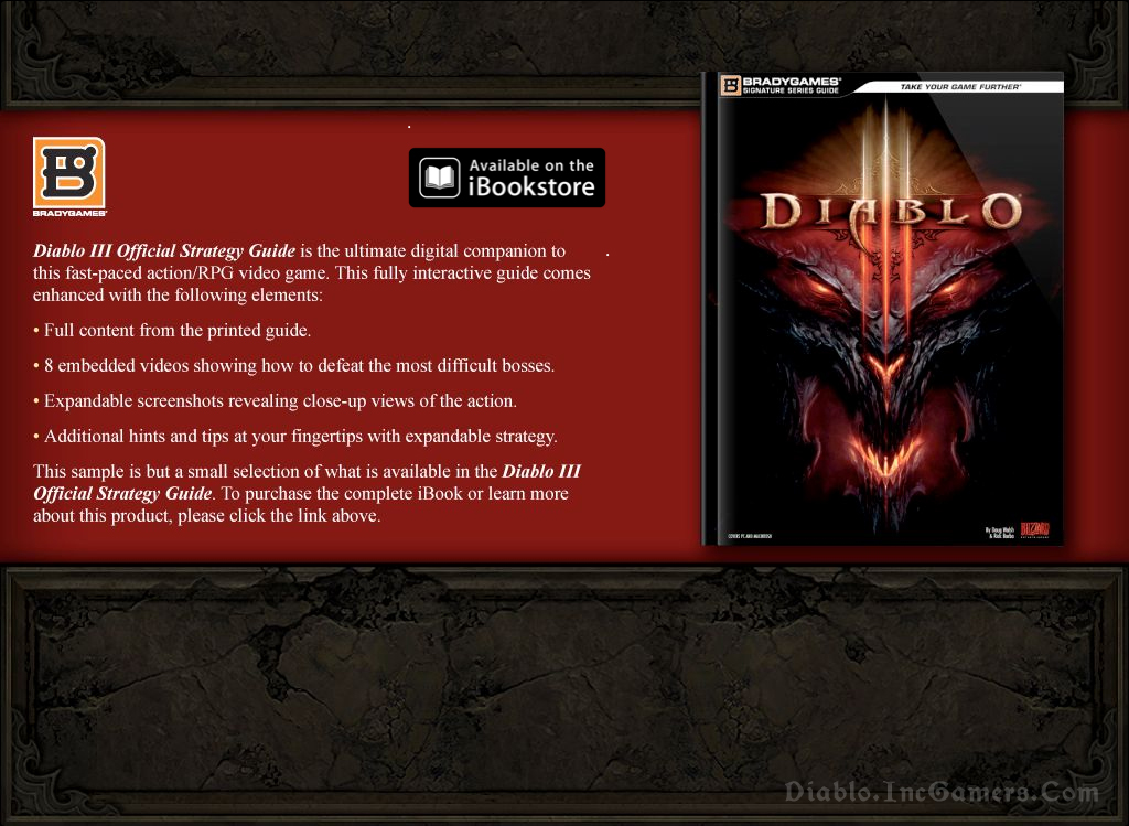 Brady Games Diablo 3 Strategy Guide