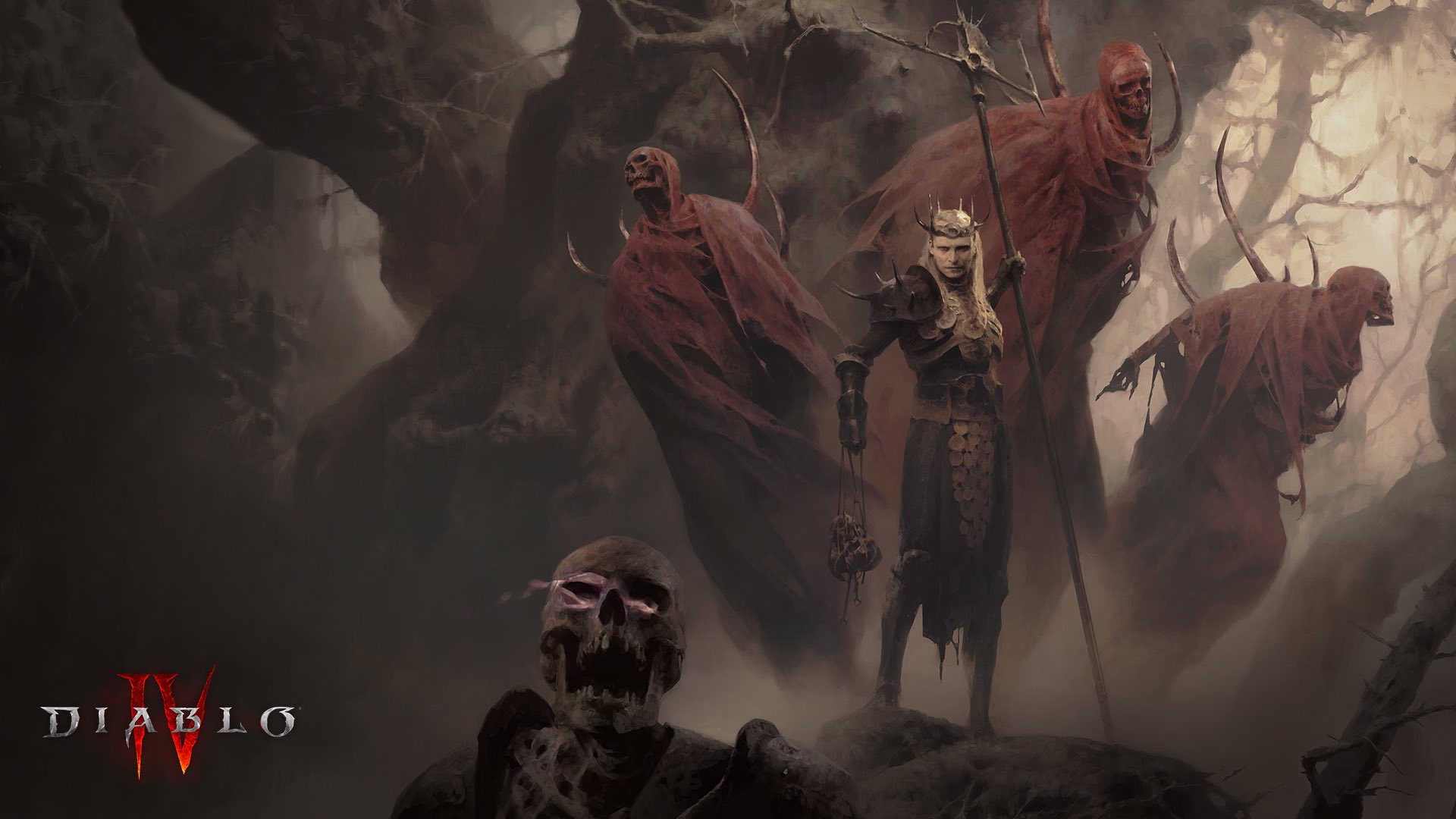 Diablo 4 Necromancer Reveal Art