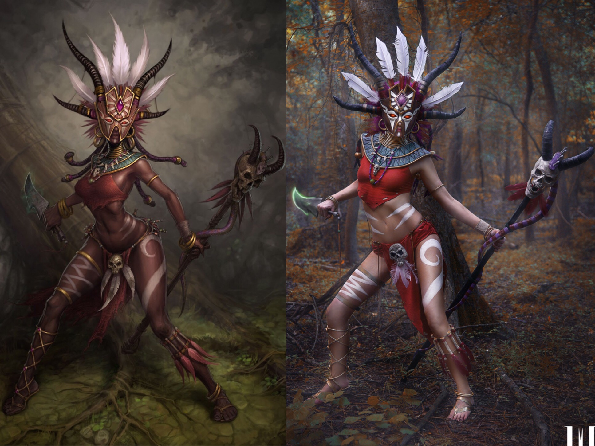 Female Witch Doctor. 