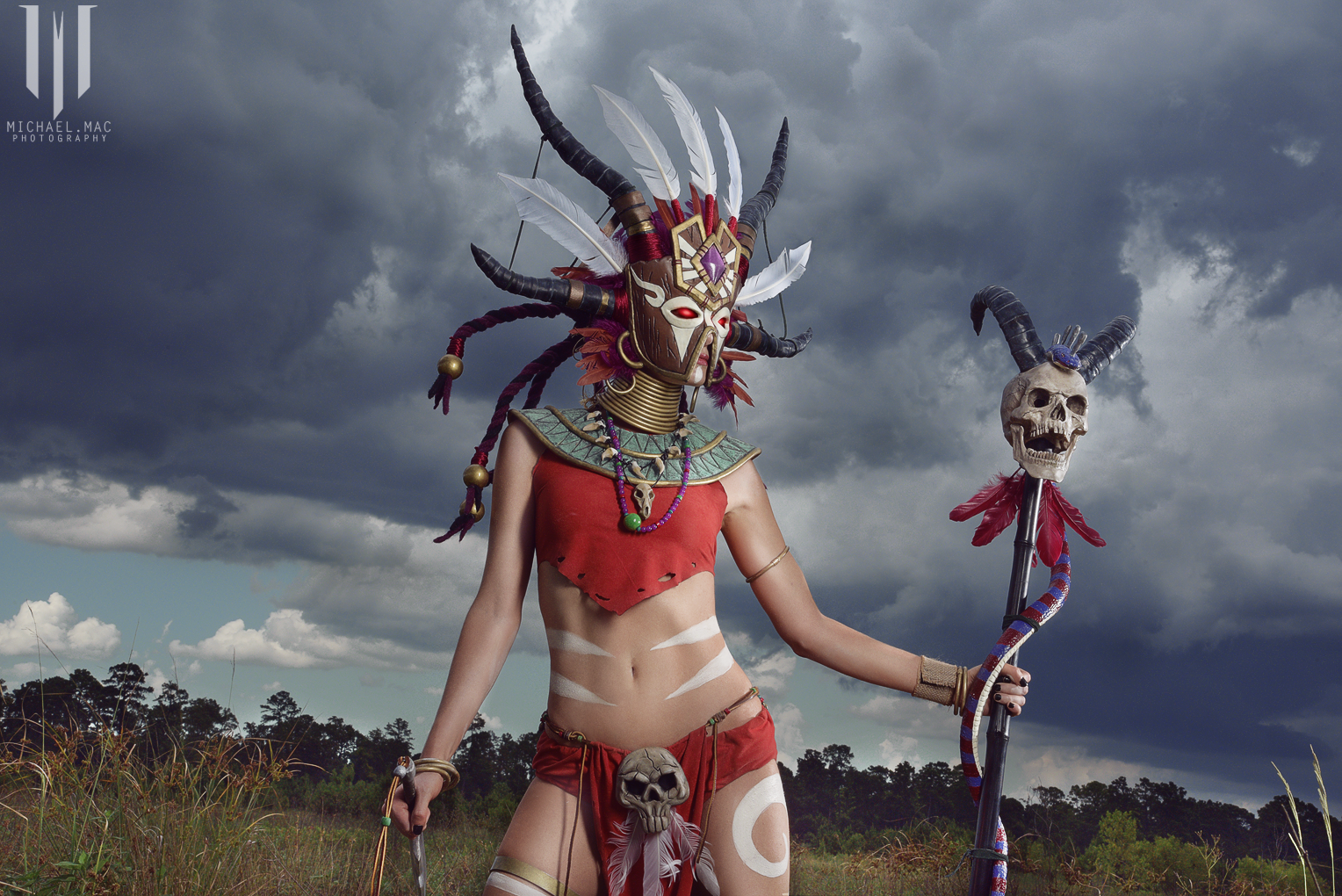 Female Witch Doctor. 