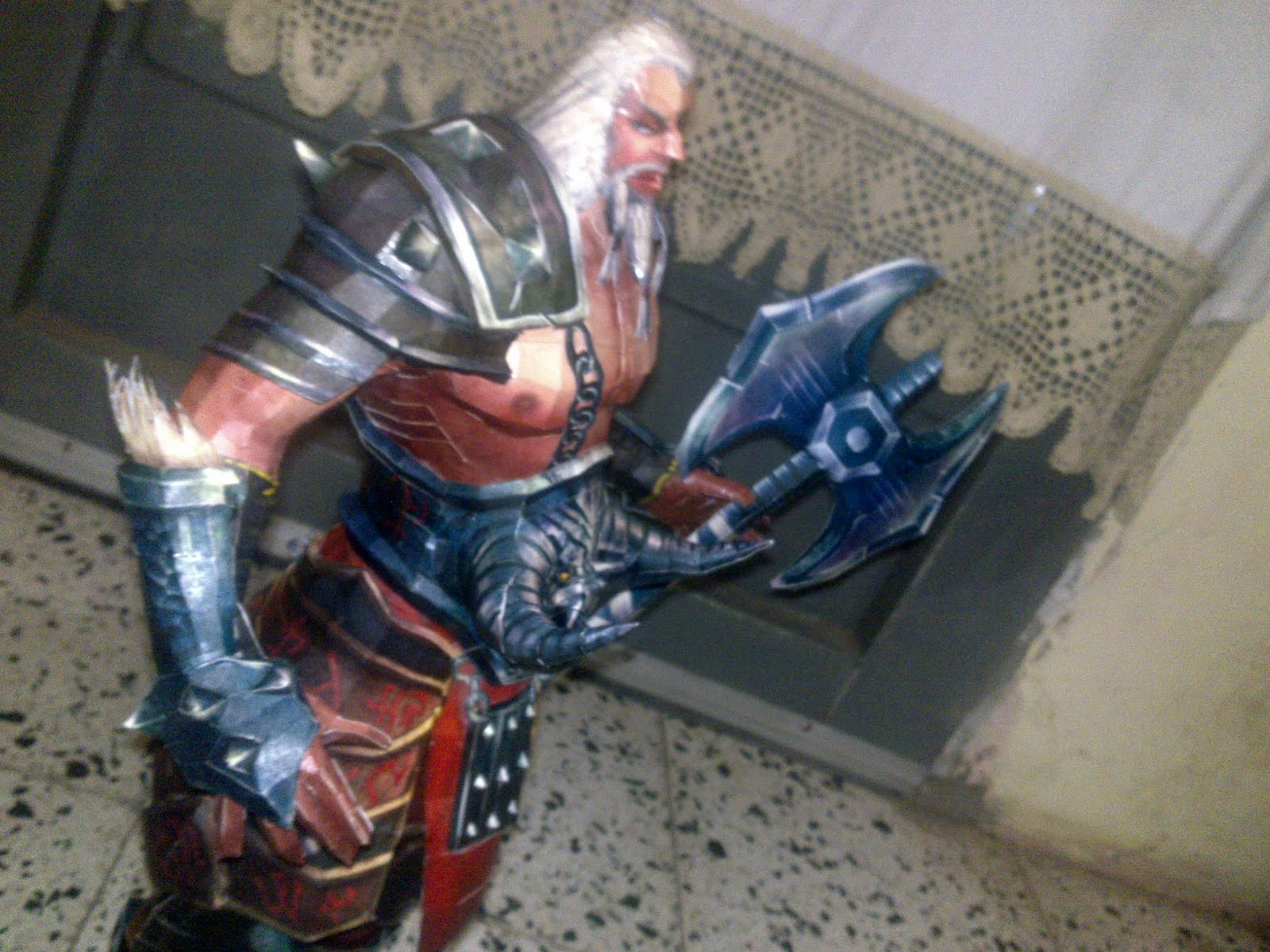 Papercraft Barbarian