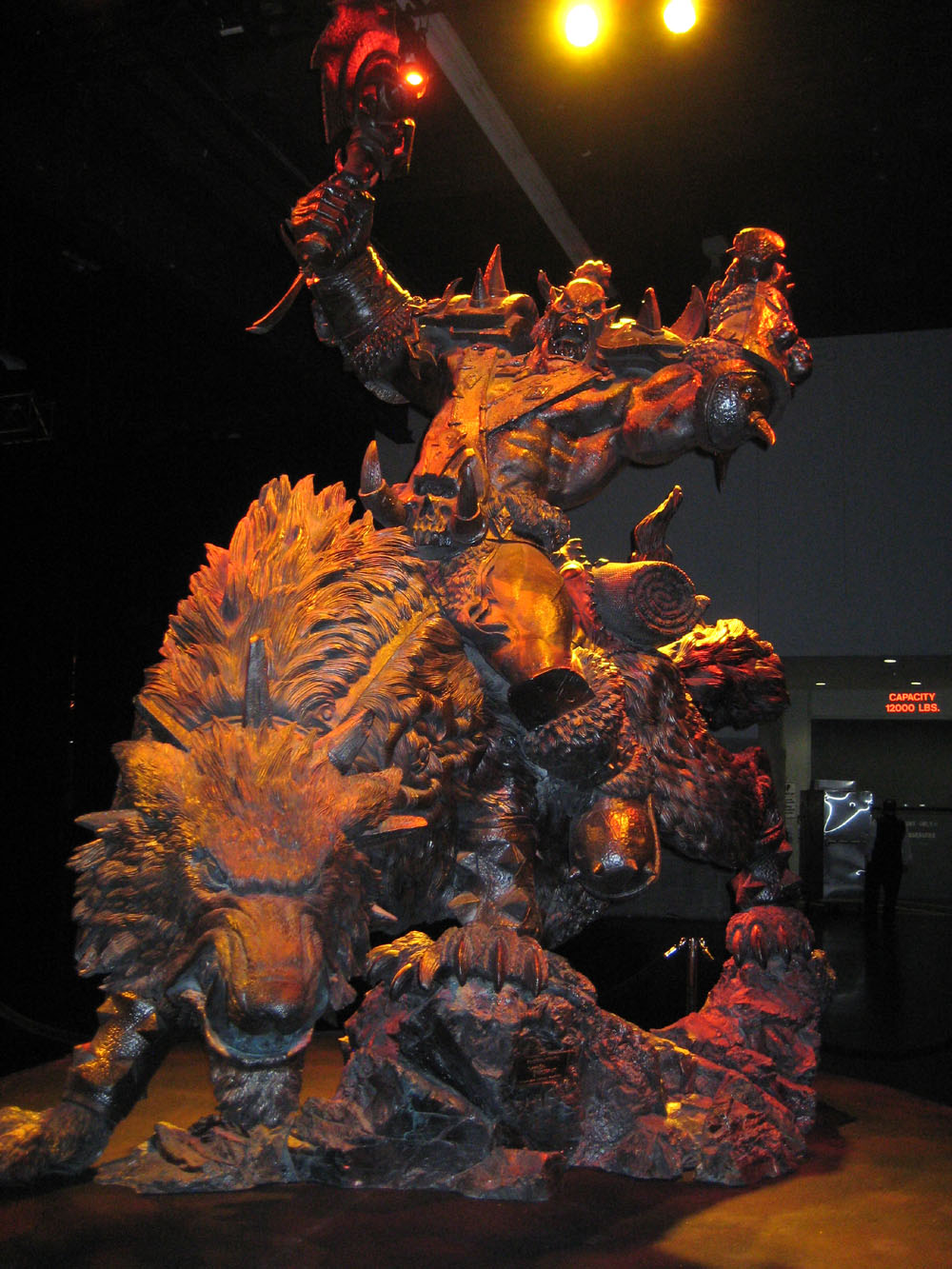 Wolfrider Statue