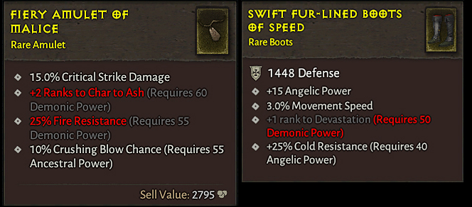 Diablo 4 Items 6 Item Affixes