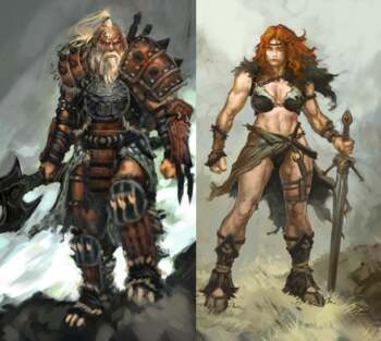 Diablo Games Classes 11 Diablo 3 Barbarian Art