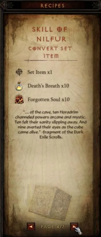 Cube recipe