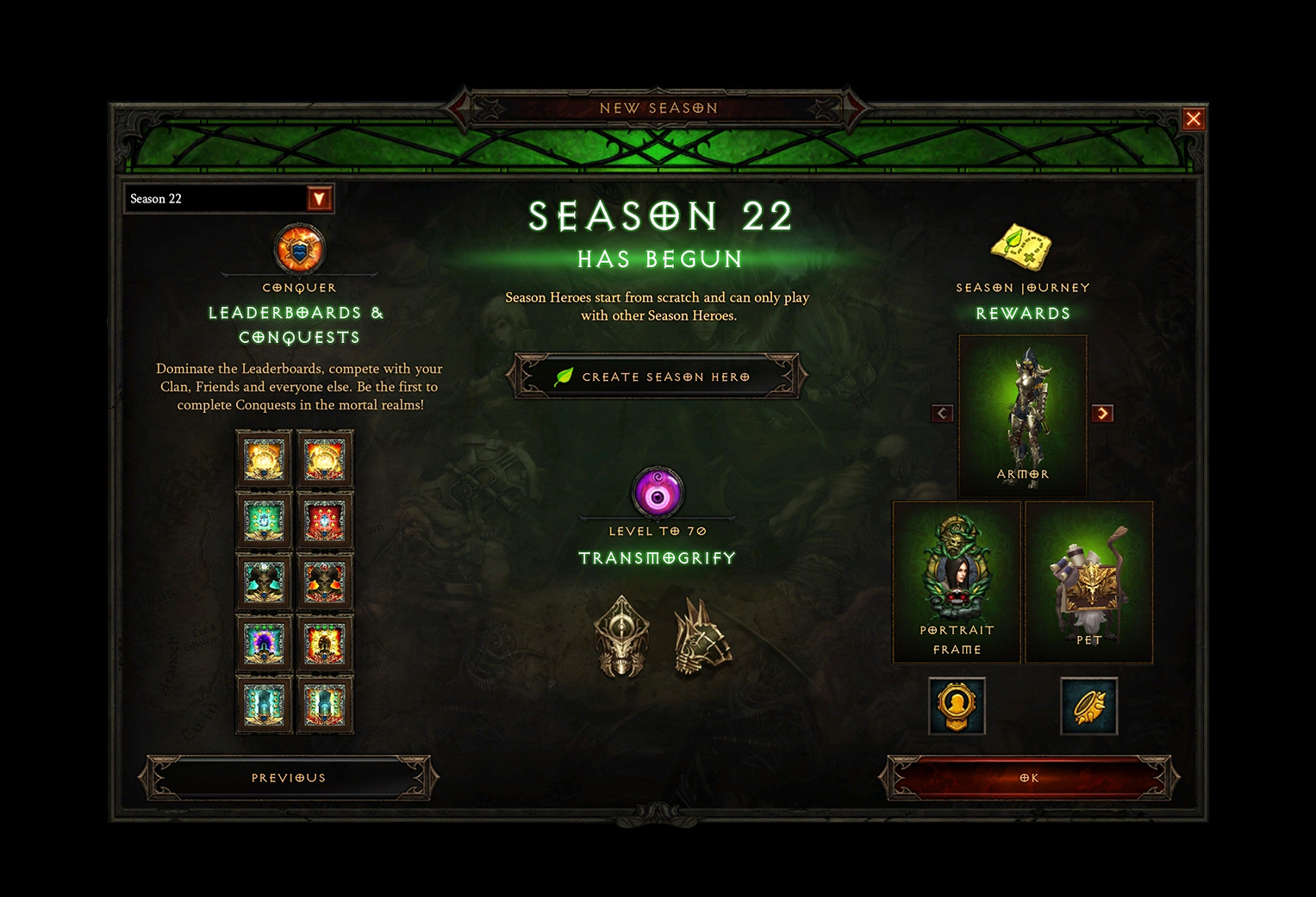 Diablo 3 Season 22 – Shades of the Nephalem launching 20 November
