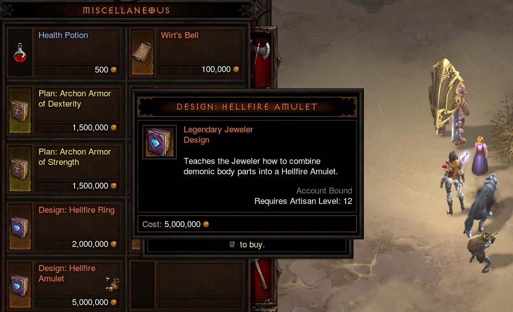 Hellfire Amulet