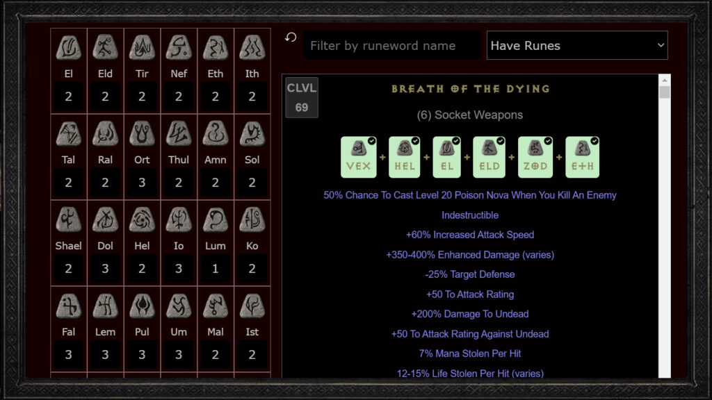 Diablo 2 Runen Rezepte, Diablo Ii Resurrected Runes Guide