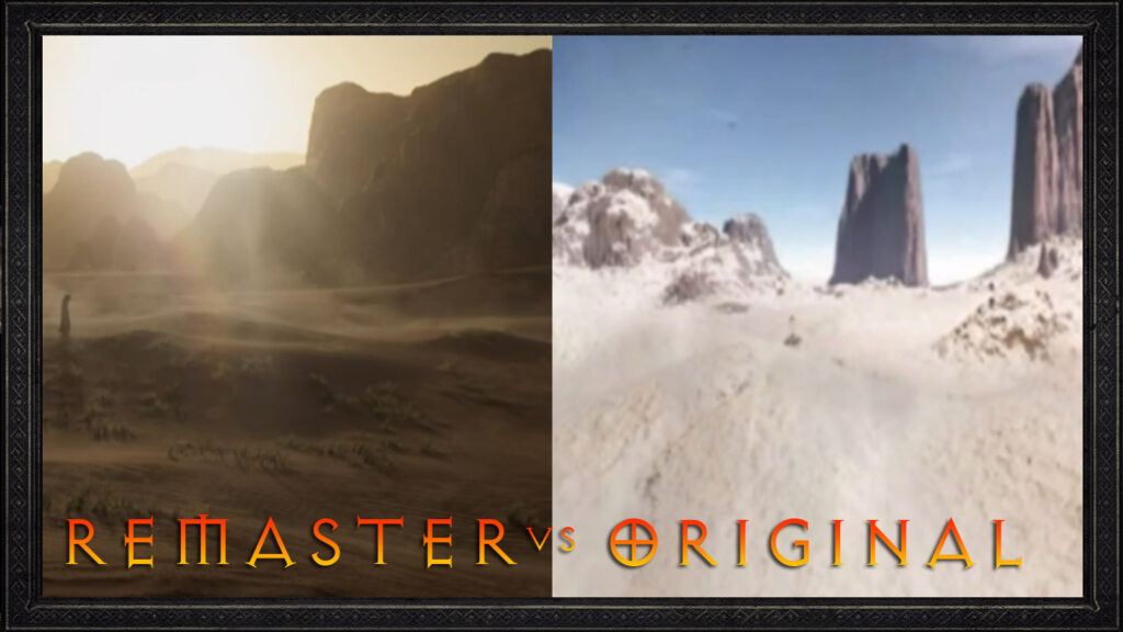 Watch the Diablo 2 Resurrected Cinematic comparison videos