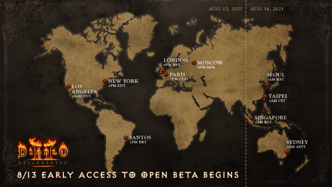 Diablo 2 Resurrected beta test dates announced
