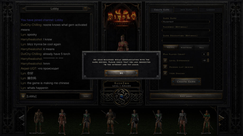 diablo 2 resurrected: server-probleme diablo 2 resurrected: server-probleme