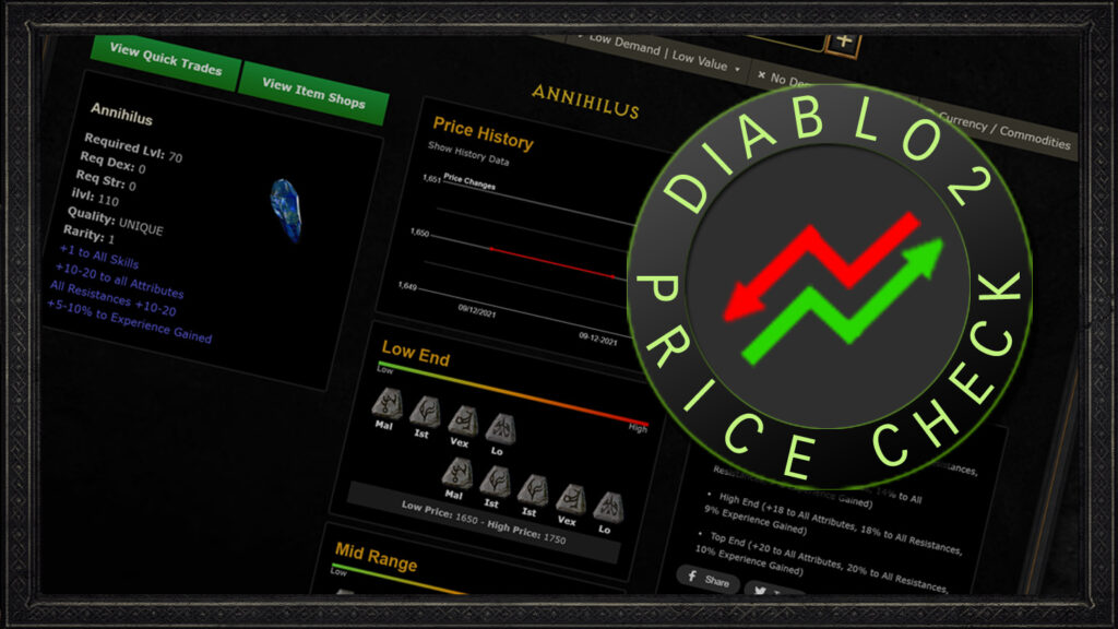 Introducing the Diablo 2 Item Price Check Tool