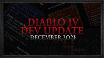 Diablo 4 Quarterly Dev update - December 2021