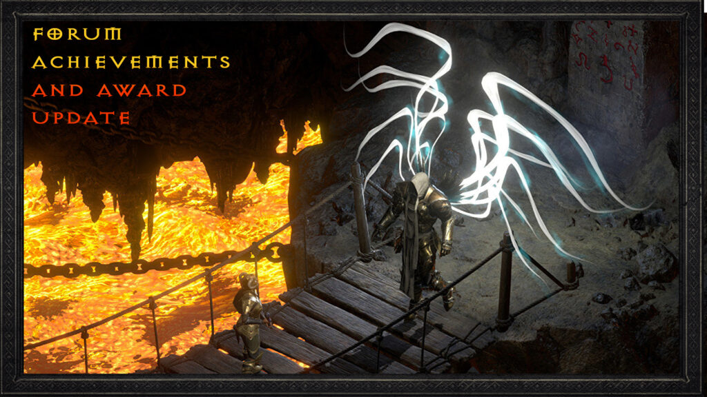New Diablo 2 Forum Awards, Achievements, and Tournaments