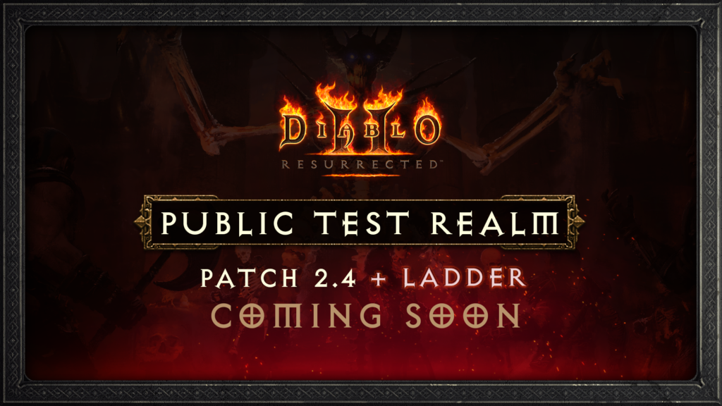 Diablo 2 Resurrected PTR 2.4 Ladder Testing Soon - Patch Notes