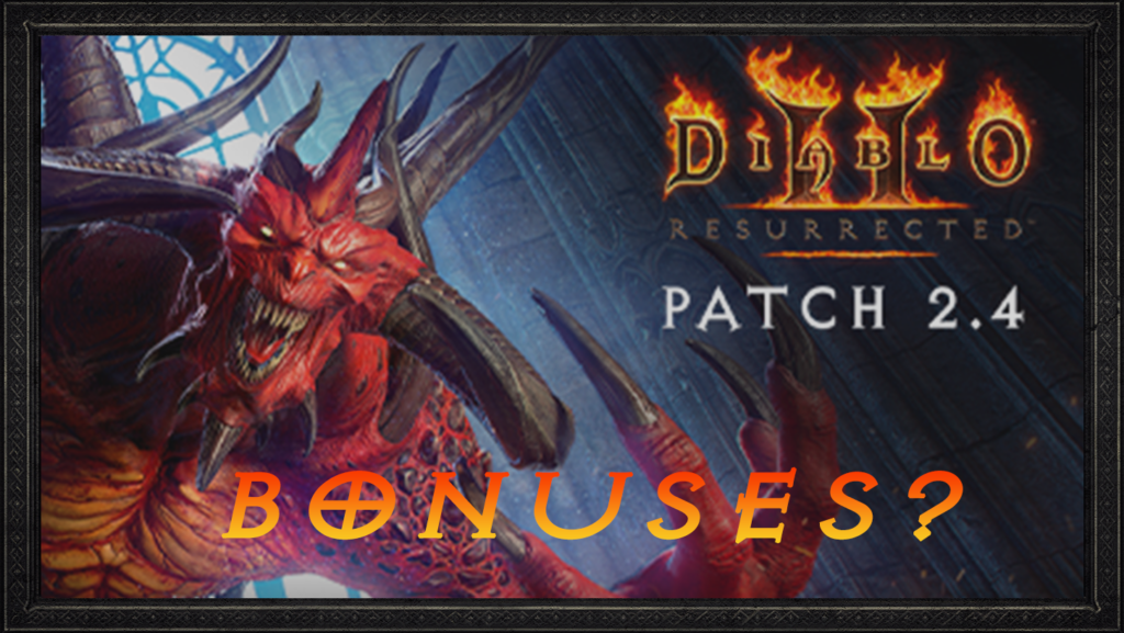 Patch 2.4 Released and bonuses to come?