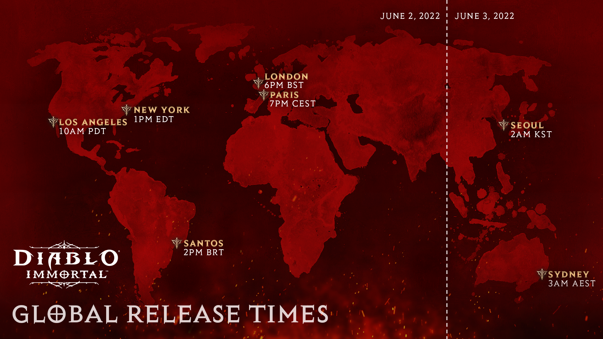 Diablo Immortal global on PC launch time for different regions around the  world - MEmu Blog