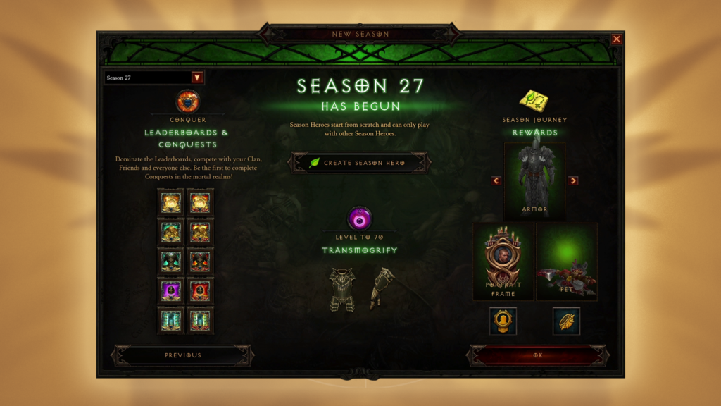 Diablo 3 Season 27