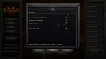 Terror Zones Toggle Terror Zones on or off.