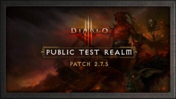 Diablo 3 2.7.5 PTR Patch Notes