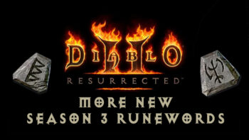 New Diablo 2 Resurrected Runewords
