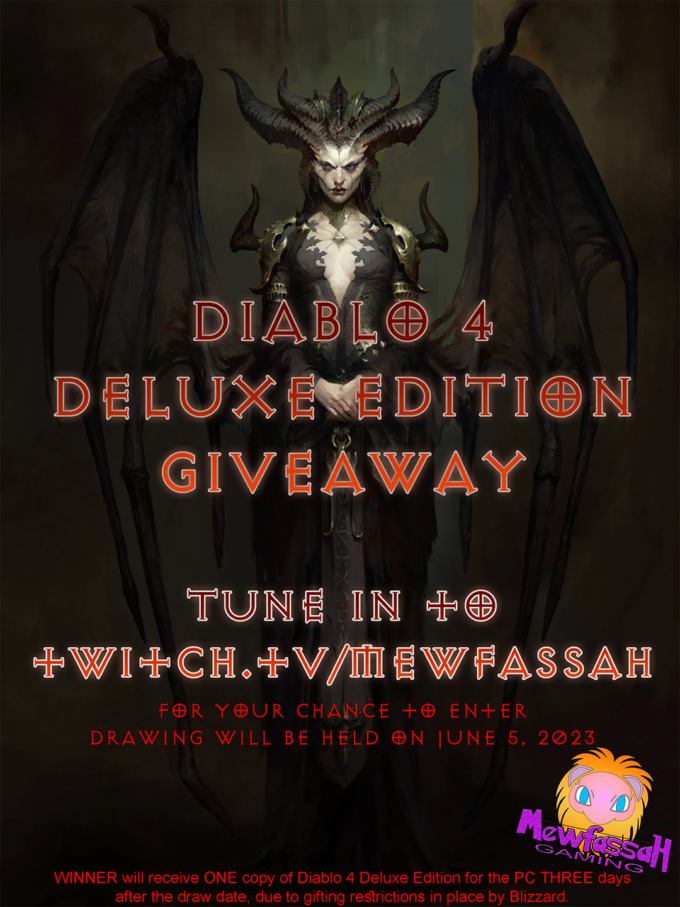 Diablo 4 Edition Game Giveaway