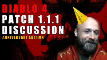 We are back with another installment of the Diablo Podcast / Vidcast and there's a lot to go over this week with the patch v.1.1.1 release.