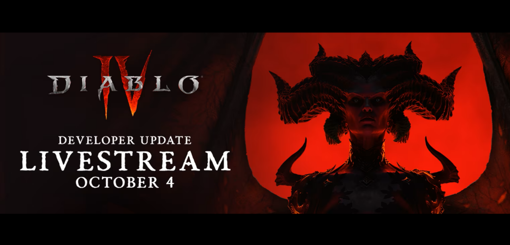 Topics for the upcoming Diablo 4 dev streams